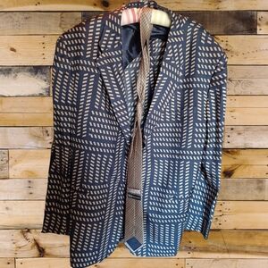 Versace gold pattern blazer size 60